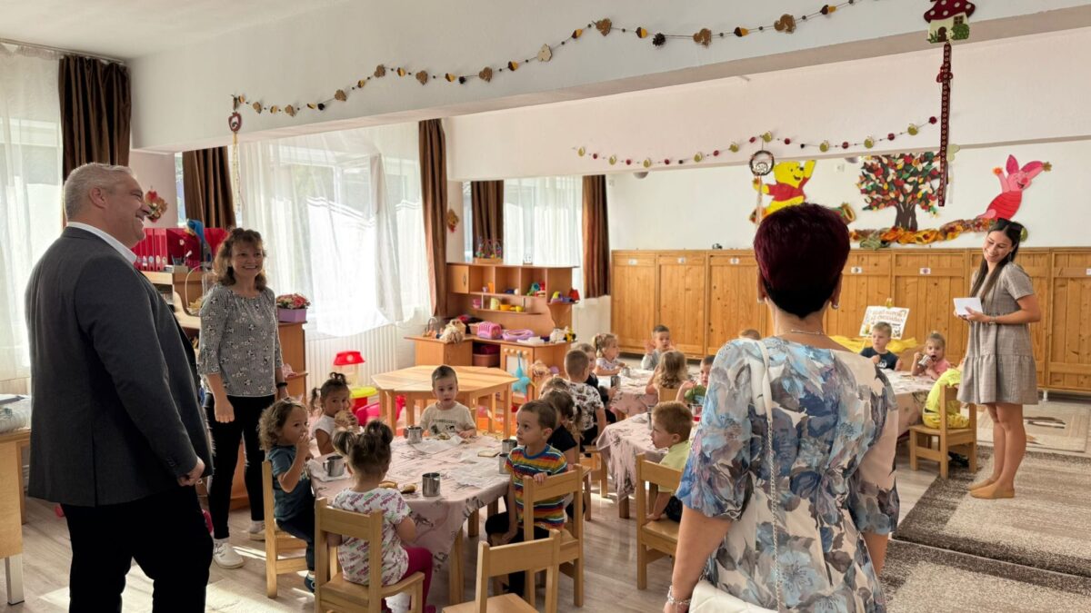 Micuții de la Grădinița cu Program Prelungit Bambi învață în condiții bune